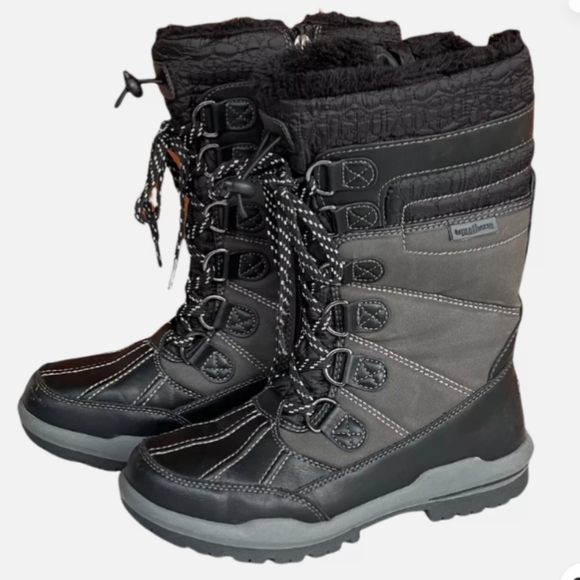 3M Aquatherm Women's Black/Grey Thinsulate Boots: Size 7 - Picture 2 of 5
